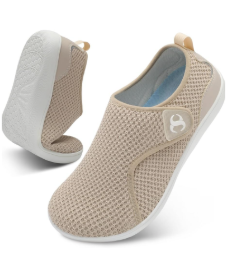 Womens Walking Shoes Comfortable Wide Diabetic Shoes Adjustable Zero Drop Edema Shoe Breathable Neuropathy Nursing Shoes Casual Wide Width Sneakers Size 8.5