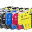 Prestige Cartridge LC1280/LC1240 Ink Cartridges for Brother MFC-J5910DW, MFC-J6510DW, MFC-J6710D, MFC-J6710DW, MFC-J6910DW - Black/Cyan/Magenta/Yellow (Pack of 5)
