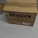 QNCZ 4" Caster Wheels, Outstanding Casters Set of 4 Heavy Duty, Silent Industrial Casters, Locking Casters Wheels for Furniture, Castor Wheels for Cart, Workbench.