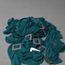 Joccun 30 PCS Spandex Chair Sashes Bows Stretch Chair Cover Band with Buckle Slider Universal Elastic Chair Ties for Wedding Banquet Party Event Decoration (Turquoise) (30 Pack)