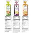 Quaker Large Rice Cakes, Gluten Free, 3 Flavor Variety Pack, 6 Count