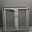 MYPET Universal Pet Gate: 26 - 42 Wide Dog Gate for Doorways with Pressure Fit or Swinging Door Hardware Mounting Types Included: 26" Tall; Gray