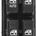 Power Window Switch Master Control Driver Side Compatible for 2000 2001 2002 Chevy Silverado Tahoe Suburban & GMC Yukon XL Sierra 1500HD 2500HD 3500, 02 Cadillac Escalade OE Replace 15062650