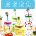 25 Pack Medical Straw Covers Cap for Tumblers, 10mm Cute Dust-Proof Straw Topper for Water Bottles Stanley Cups Accessories Gifts For Women Party Favors