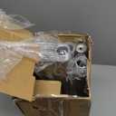 IFELS Heavy Duty Curtain Rods for Windows 28 to 48 Inch, 1 Inch Silver Curtain Rods Set of 2 Pack for Outdoor Patio, Farmhouse, Bedroom, Kitchen, Adjustable Easy Install Drapery Rod(Silver,30-60-2p)