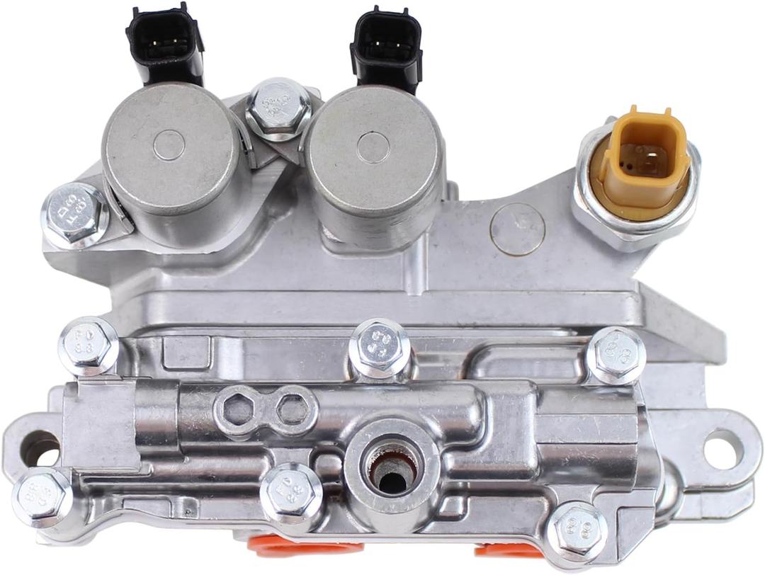 Rear Spool Valve Variable Valve Timing Solenoid with Pressure Switch for Honda Accord 3.5L 2008-12, Crosstour 3.5 V6 2010-12, Odyssey 2008-17, Pilot 2009-15, Acura RDX 2013-15