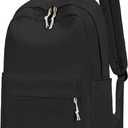 Bluboon School Backpack for Teen Girls Women Laptop Backpack College Bookbags Middle School Travel Work Commuter Back Pack (Black 12)