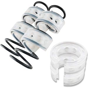 Pcs Universal Car Shock Absorber Spring Bumper Power Auto Buffers A/B/C/D/E/F Type Spring Bumpers Rubber A+ Type