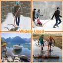 2Pack Deer Drag Harness Deer Drag Rope for Hunting Gear Deer Drag Strap for Deer Hunting Accessories with Safety Reflective Green Strap and Comfort Grip Handle