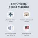 Yogasleep Dohm Classic (Tan) The Original White Noise Machine, Soothing Natural Sound from a Real Fan, Noise Cancelling for Office Privacy, Travel & Meditation, Sleep Therapy for Adults & Baby