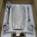 Bathroom Light Fixtures, Brushed Gold Vanity Lights with Beige Fabric Shade, 3-Light Wall Sconce, Modern Sconces Wall Lighting for Hallway Bedroom, VL837-BG-B-3