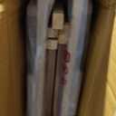 Amazon Basics Classic Foldable TV Dinner Tray Table with Storage Rack, 14.6 L x 19 W x 26 H inch, Natutral, 4-Pack