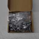 GAsupply 14x1.5 28mm Shank Lug Bolts, 20pcs Chrome Conical Seat 56mm Tall Lug Studs for Wheel Spacers, 17mm Hex (Silver)