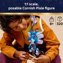 LEGO Harry Potter Cornish Pixie Building Toy for Girls & Boys - Book Shelf or Bedroom Decor for Fans - DIY Room Decoration for Kids, Ages 8+ - Gift Idea for Birthdays - 76461
