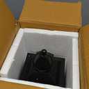 Hosley 15" Clear Glass Iron Lantern - Large Black Classic Style, Decorative Candle Holder for Weddings, Parties, Aromatherapy, Spa, LED Candles, Home Dcor Gift, Black 