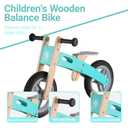 Udeas Wooden Balance Bike, Green