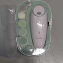 Momcozy Baby Nail File Electric, Gentle Baby Nail Trimmer Electric, Baby Nail Clipper with Night Light, 7 Grinding Head Replacement Pads, Green