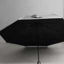 UPF 50+ UV Protection Travel Umbrella Ultra Light Weight (Black)