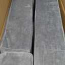 130" Oversized Boneless Cloud Couch, Modular Sectional Couches for Living Room, L-Shaped with Deep Seats, No Assembly Required, 4-Seater Washable Fabric Sleeper Sofa, Grey