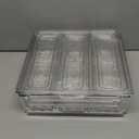 Pomeat 10 Pack Fridge Organizer, Stackable Refrigerator Bins with Lids, BPA-Free Produce Fruit Storage Containers for Fridge, Clear for Food, Drinks, Vegetable