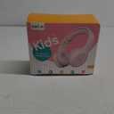 EarFun K2 Kids Bluetooth Headphones, Kids Headphones with Volume Limited, 40H Playtime, Built-in Mic, Stereo Sound, Foldable Over-Ear Headphone for School/Travel/iPad/Tablet, Pink