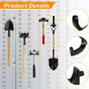 9 pcs Storage Shed Hooks J U V-Shape Hangers Tool Set for Suncast/Craftsman Shed Storage Accessories