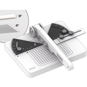 ANSAI Miter Cutter, Angle Cutting Station with 3 Replacement Blades, Assembly Required