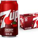 7UP Cherry Flavored Soda, 12 fl. oz. Cans, 12 Pack (Pack of 2)