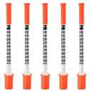 U-100 0.5cc/ml Syringes 31G 5/16 inch(8mm) needles Individual Pack of 36