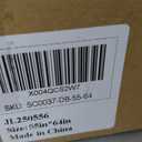 Joydeco No Drill Cordless Cellular Shades, 55" W x 64" H, Linen Brown