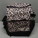 Tenot Cooler Backpack 33 Cans Backpack Coolers Insulated Leak Proof Soft Beach Cooler Bag for Men Women Ice Chest Backpack Camping Hiking Picnic Travel Cooler Lunch Backpack (Leopard Print)