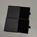 GymRichy 2 Pack Jewelry Gift Boxes Cardboard Jewelry Boxes, 3.5 x 3.5 x 1 Inch Small Gift Boxes for Jewelry Earrings Necklaces Handmade Bangles Bracelets (Black)