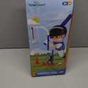 EagleStone 3-in-1 Toddler T Ball Set for Kids 3-5, 5-8, 2 Baseball Bats,Adjustable Height Hanging Tee,Tball Batting Stand,Ball Launcher. Outdoor/Indoor Baseball Toys for Toddlers, Backyard Sports Gift