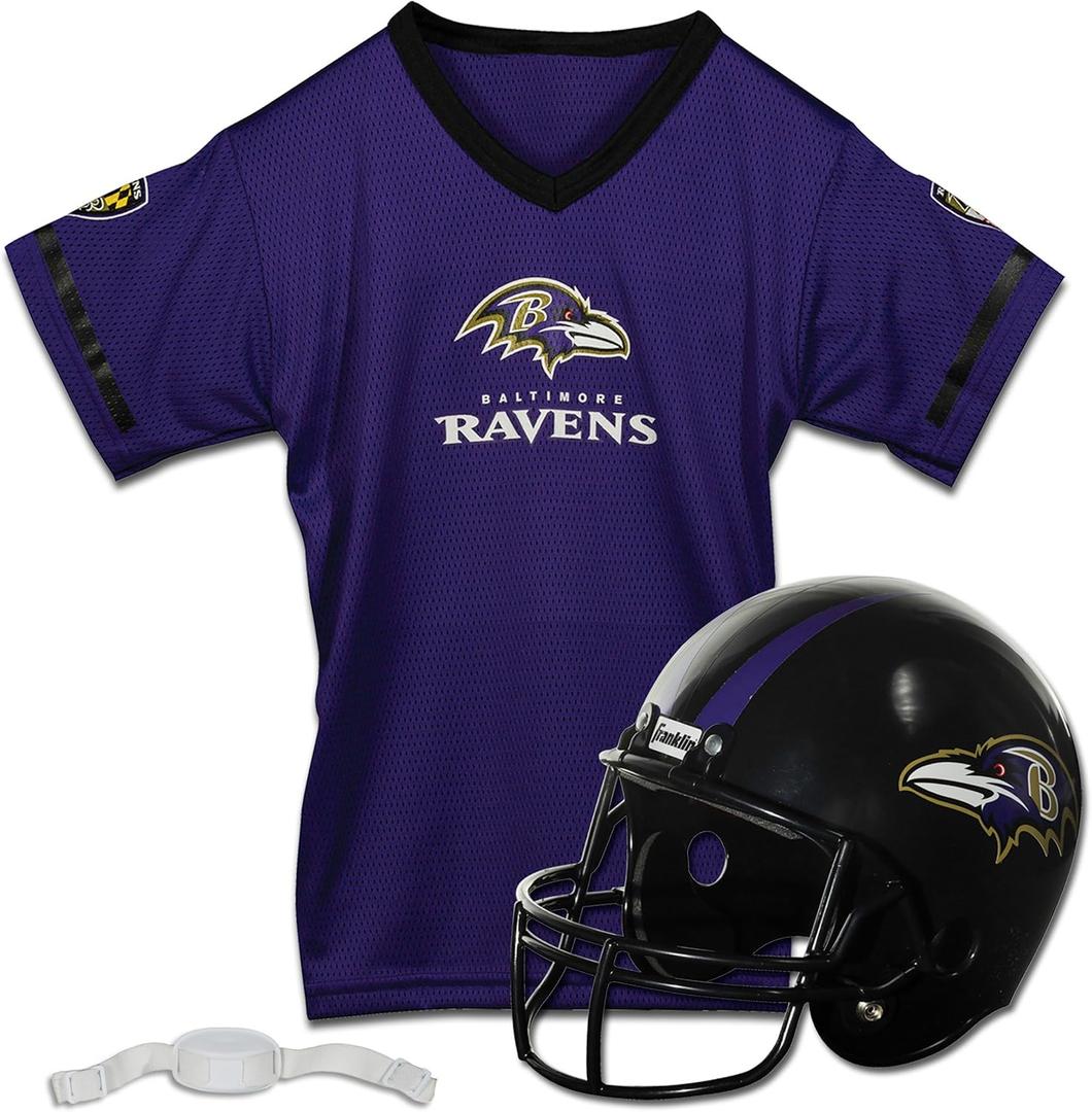 Franklin Baltimore Ravens Kid's Jersey & Helmet Set One Size Fits All