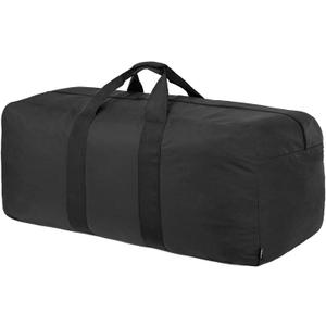 Vorspack Extra Large Duffle Bag for Travel - 250L Duffel Bag for Men Gear Bag for Storage Foldable Weekender Bag for Overnight Camping - Black