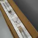 ITIMIDI 12 Inch White Twin Bed Frames, Metal Twin Size Platform Bed Frame with Round Corner Legs, Heavy Duty Steel Support 3500 LBS, Storage Space, No Box Spring Needed, Noise Free, Easy Assembly