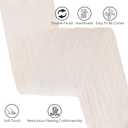 Pretty Jolly Crinkle Chiffon Ribbon for Flower Bouquet 2 Inch Beige Tulle Ribbon for Gift Wrapping Handmade Silk Ribbon 9 Yards Double Faced Ribbons for Crafts Hair Wedding Invitation Baby Shower