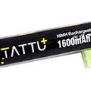 TATTU 8.4V NiMH Airsoft Battery,1600mAh Butterfly Nunchuck Stick Battery with TMY Connector for Airsoft Gun