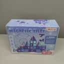 130PCS Magnetic Tiles, 3D Diamond Magnetic Blocks, Magnet Tiles for Kids Age 3-5 4-8 8-12, STEM Sensory Educational Magnet Toys for Kids Girls Boys Birthday Xmas Gifts