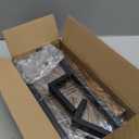 Spacrea clamp on Desk Shelf, 2 Tier Office Desk Shelves Organizer, Wood Desktop Supplies Storage Rack, Desk Organizers and Accessories (Wood)