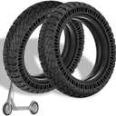 50/75-6.1 Off-road Tire, Upgraded Size 9x2.25 Solid Tire Replacement for All 8.5x2.0 inch Original Tires, Fit for VOLPAM SP06, Hover 1 Journey, Gotrax GXL V2 Electirc Scooter Tyre