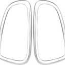 2 x Osompar Tail Light Trim Ring Taillights Bezel Compatible with 2007-2015 Mini Cooper R56 R57 R58 R59 Chrome 1Pair