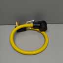 3ft 10-50 50Amp Extension Cord Compatible with NEMA 10-50 Male Plug to 10-50 Female Receptacle, 50 A 3 Prong Electric Range Oven Stove Extension Power Cord, STW 8 AWG/3C Gauge, 250V, 12500W