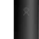 Hydro Flask Water Bottle - Insulated Stainless Steel - Wide Mouth Flex Chug Lid, Non Spill, Leakproof in 24 Oz Tonal Black
