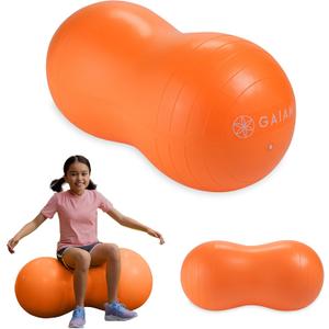 Active Seat Peanut Shaped Bounce Desk Chair, Exercise Yoga Balance Sitting Ball (Orange)