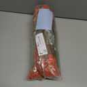 Alupssuc 24 Bundles Artificial Fall Mums Flowers for Outdoors Decoration, UV Resistant Silk Violet and Faux Eucalyptus Autumn Fake Plants for Outside Indoor Yard Home Patio Porch Decor, Fall Red