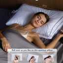 SKG Feather Adjustable Cervical Neck Bed Pillows for Sleeping, Innovative Two-Layer Ergonomic Neck Pillow with Adjustable Pillow Raiser for Side & Back Sleepers