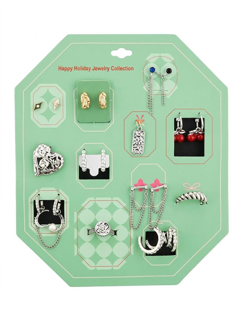 Silver Jewelry Set 12 Days