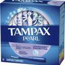 Tampax Pearl Plastic Tampons, Light Absorbency, Unscented, 36 Count (Pack of 2) (72 Total Count) (Packaging May Vary)