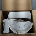 Automatic Cat Litter Box Self Cleaning - App Control, Open-Design, Smart Health Monitor, Suitable for Medium Cats and Kittens, Anti-Pinch Safety, Quiet Operation, A Trusted Companion for Life - White